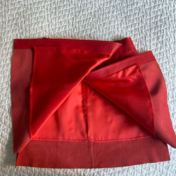 Acne Studios Red Leather Mini Skirt – EU 36 / US 4 Luxury statement piece from A - Picture 5 of 6